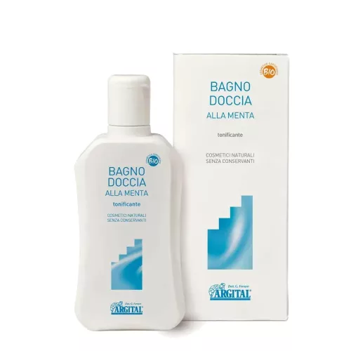 Argital bio frissítő tus- és fürdőgél mentával 250ml