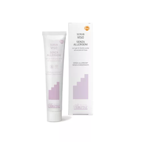 Argital bio SCRUB allergénmentes tisztító pakolás vadárvácskával érzékeny bőrre 75ml