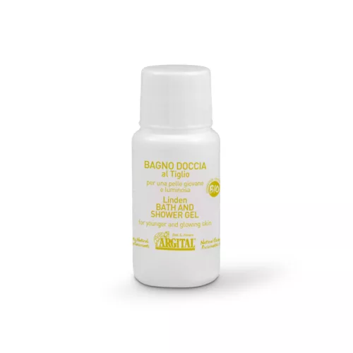 Argital bio élénkítő tus- és fürdőgél hársfával 20ml - utazókiszerelés