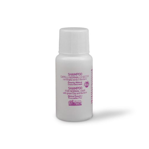 Argital bio sampon normál vagy száraz hajra bojtorjánnal 20ml - utazókiszerelés