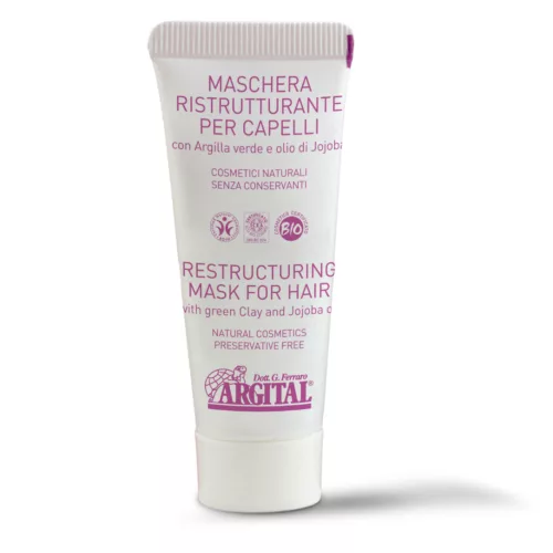 Argital bio hajépítő és hajregeneráló pakolás jojoba olajjal 20ml - utazókiszerelés