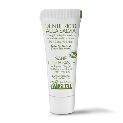 Argital bio zsályás fogínyvédő fogkrém 10ml - utazókiszerelés