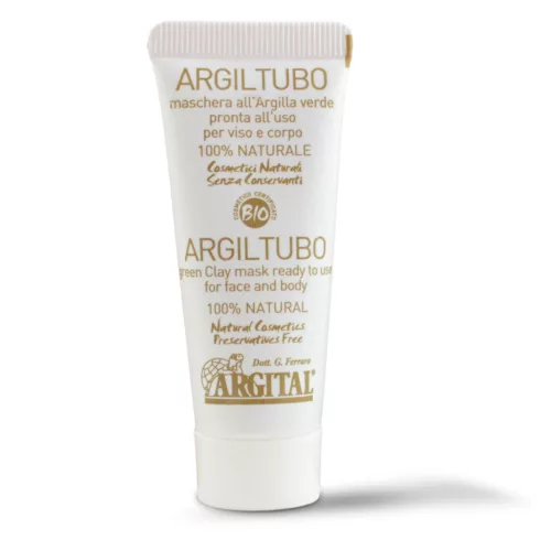 Argital ARGILTUBO készre kevert zöld agyag arc- és testpakolás 10ml - utazókiszerelés