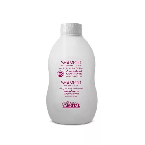 Argital bio sampon normál vagy száraz hajra bojtorjánnal 500ml