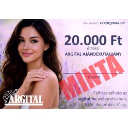   20000 Ft értékű Argital ajándékutalvány | Vásárlási kedvezmény: 3%