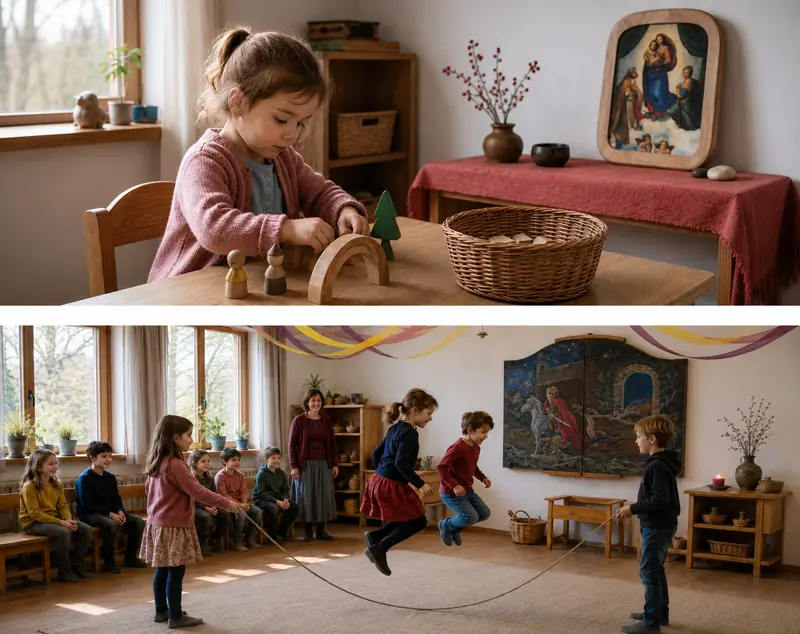 Életképek egy Waldorf-óvodából és Waldorf-iskolából